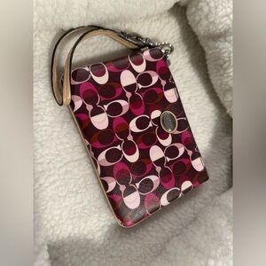 Coach Multicolor Patterned Wristlet